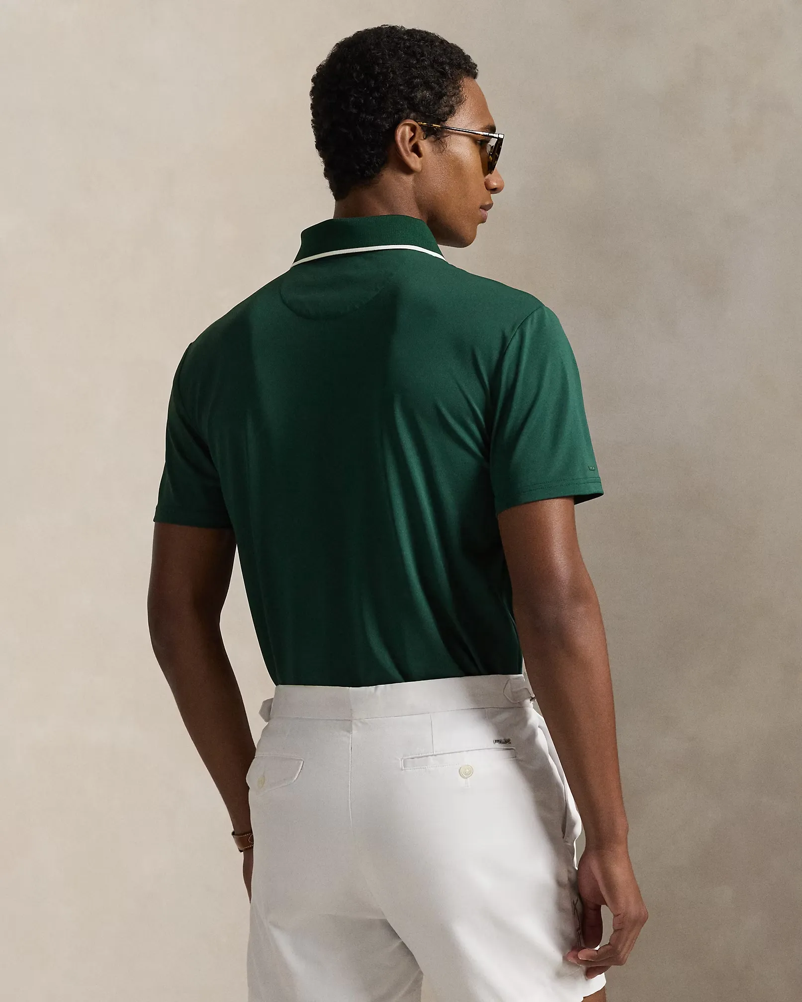 RLX Ralph Lauren Tailored-Fit Polo Bear Polo Shirt, деталь