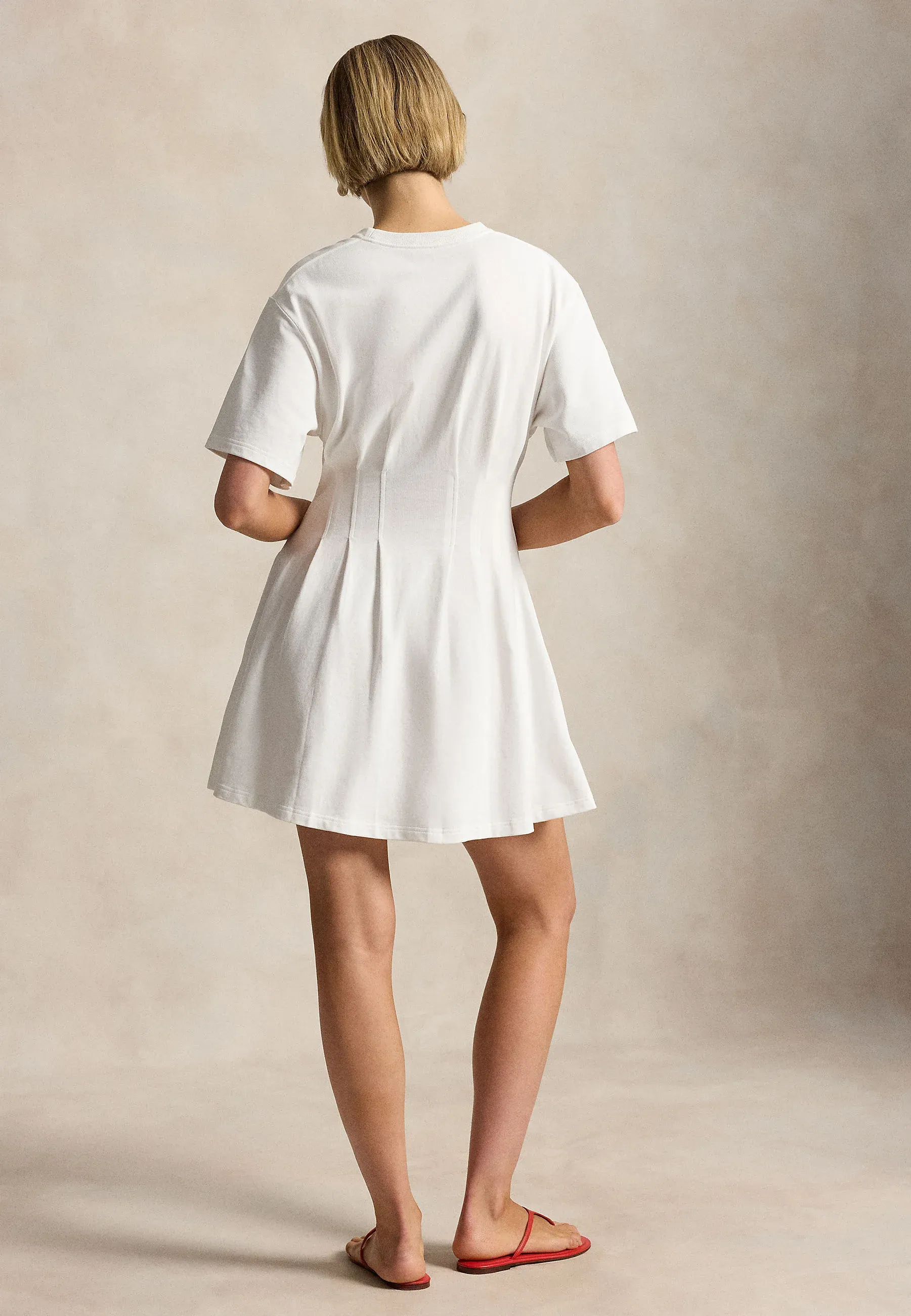 Ralph Lauren Shaped Cotton Jersey Tee Dress, деталь