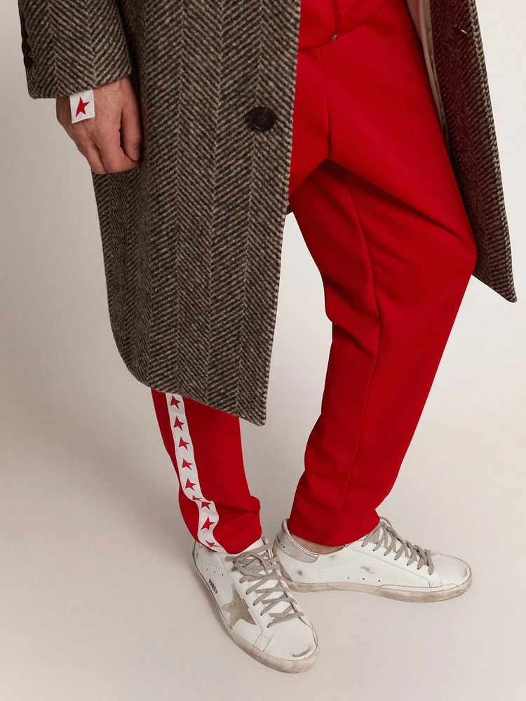 Golden Goose Super-Star with silver heel tab and lettering, деталь