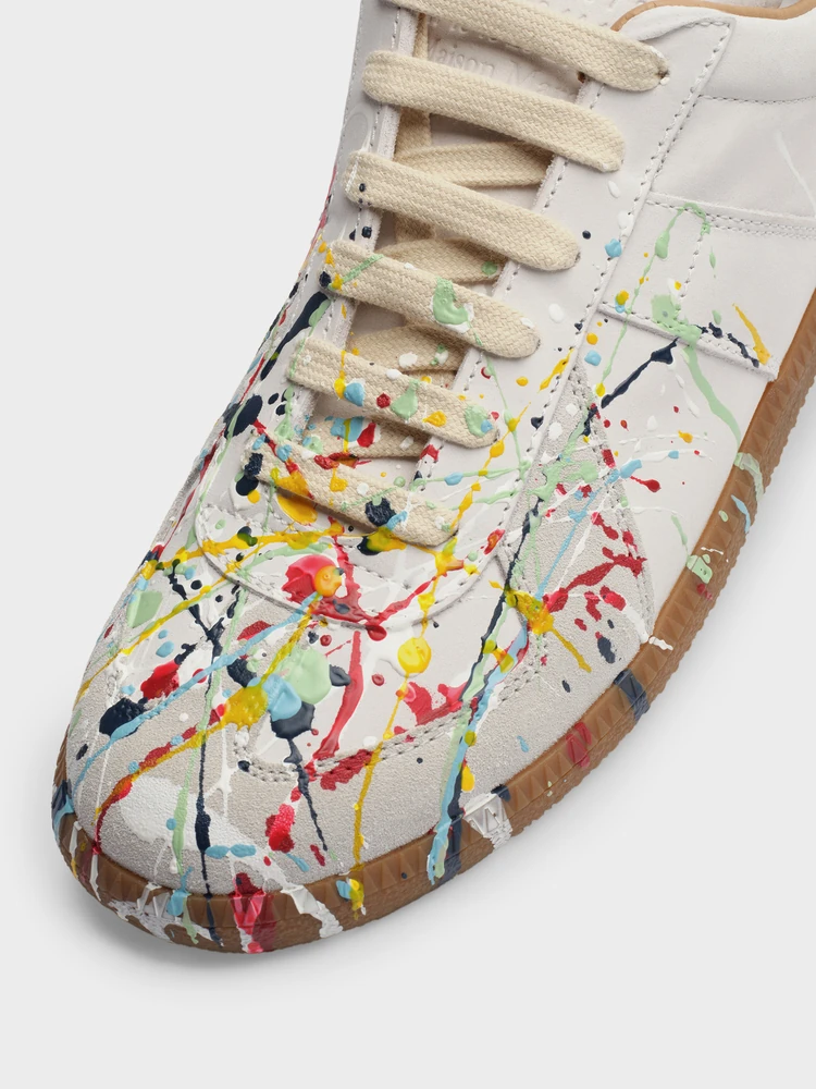 Maison Margiela Кроссовки Paint Replica, деталь