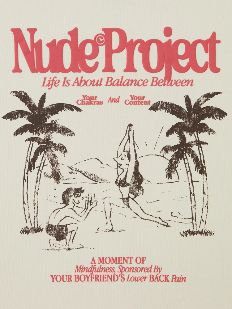 Nude Project Футболка Balance Tee, деталь