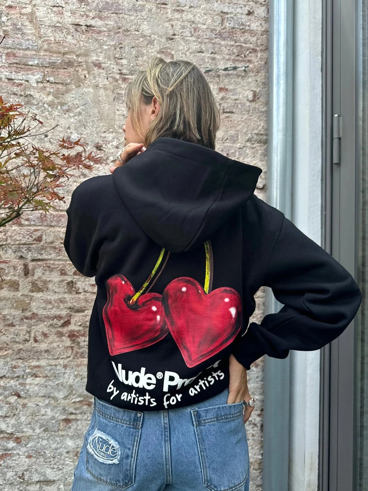 Nude Project Худи Juicy Cherry Hoodie, деталь