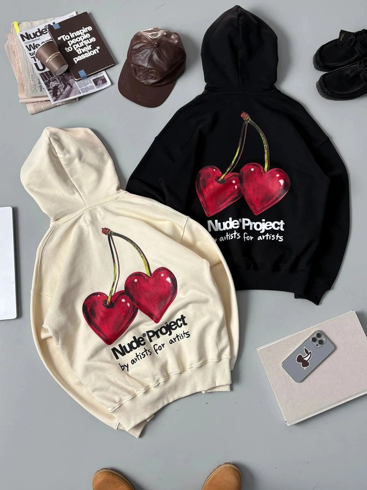 Nude Project Худи Juicy Cherry Hoodie, деталь