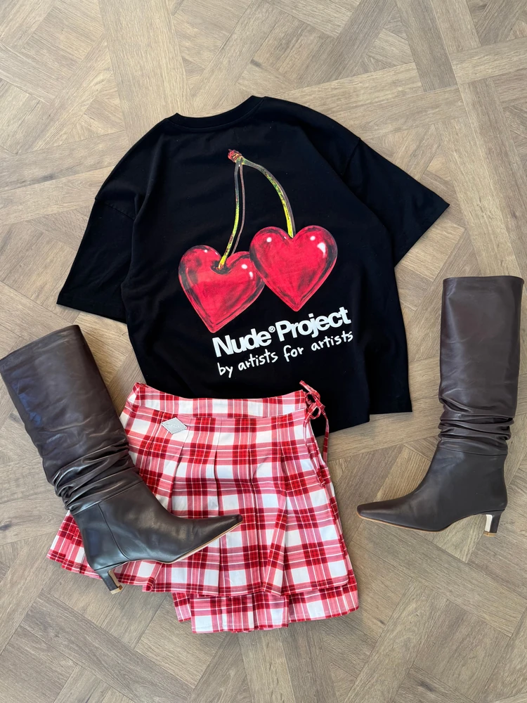 Nude Project Футболка Juicy Cherry Tee, деталь