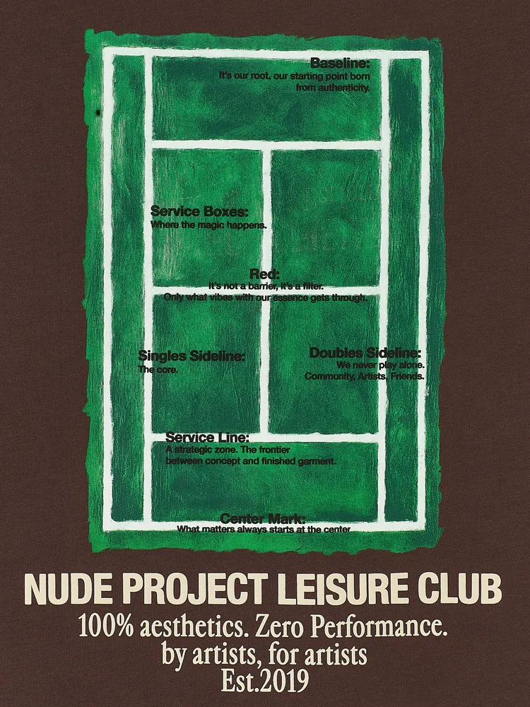 Nude Project Футболка Court Tee, деталь