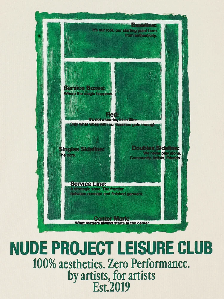 Nude Project Футболка Court Tee, деталь