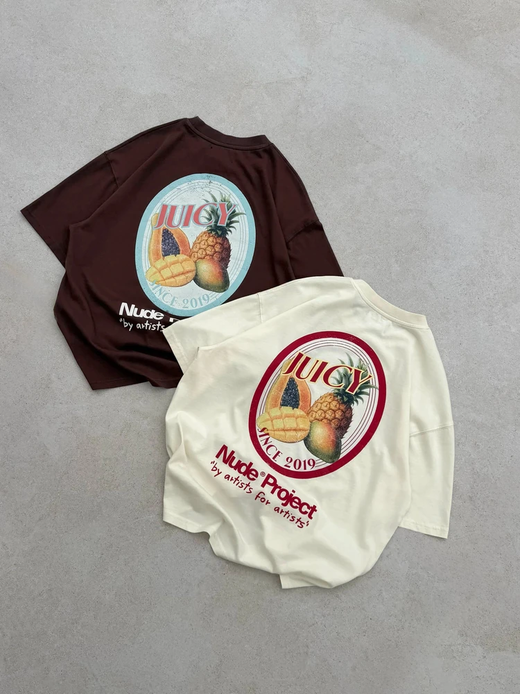 Nude Project Футболка Juicyyyy Tee, деталь