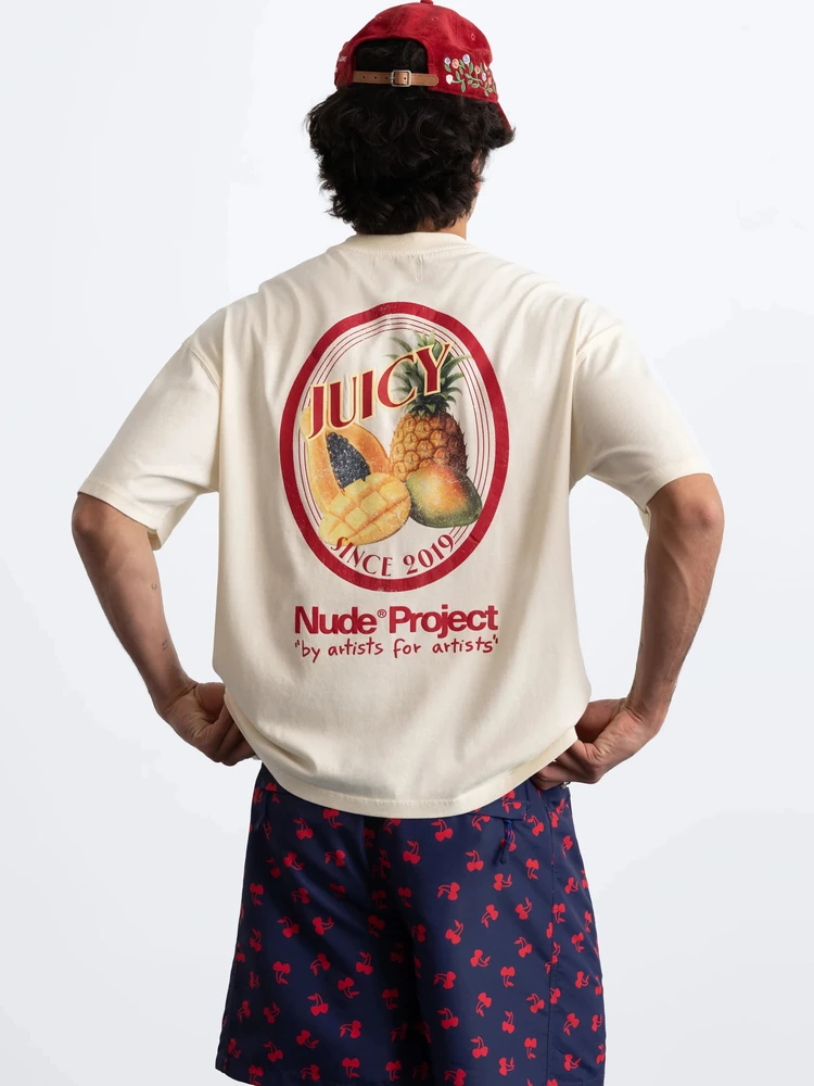 Nude Project Футболка Juicyyyy Tee, деталь