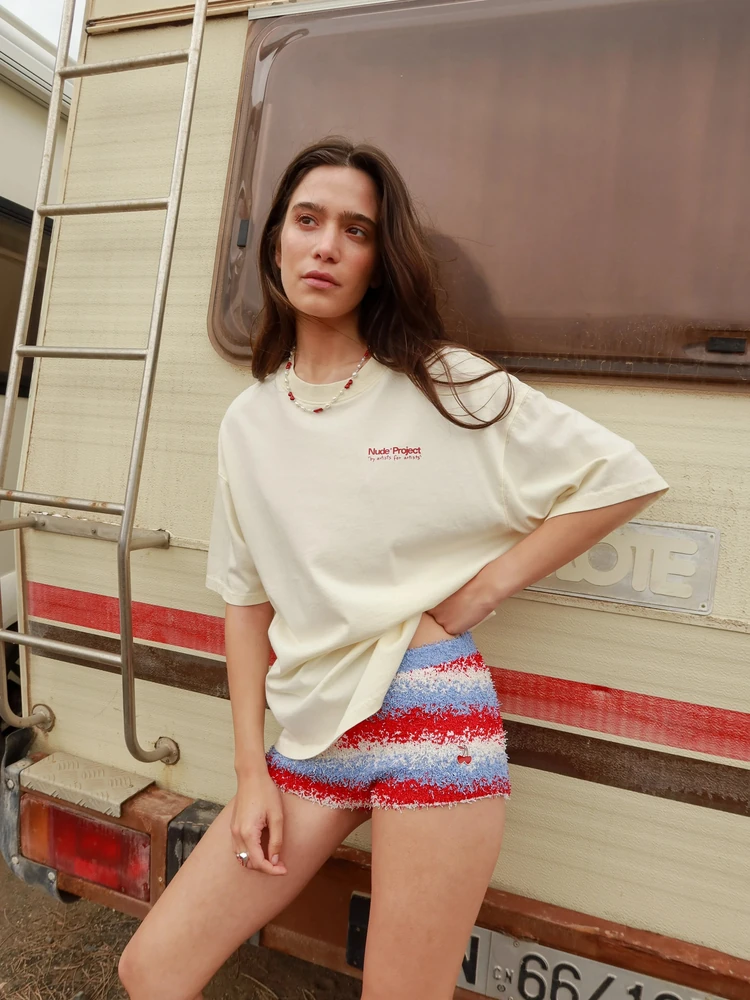 Nude Project Футболка Juicyyyy Tee, деталь