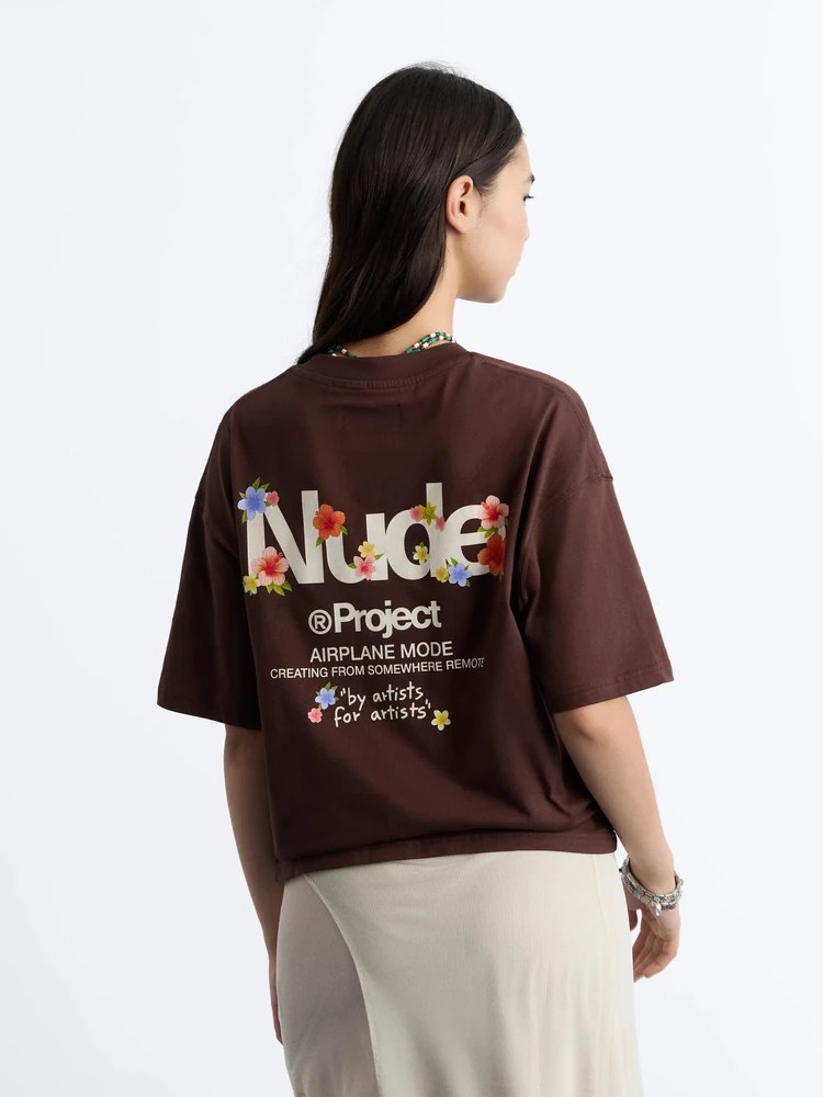 Nude Project Футболка Lotus Tee, деталь