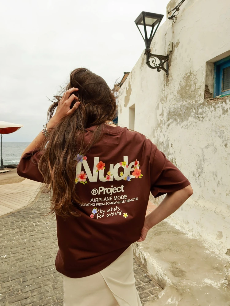 Nude Project Футболка Lotus Tee, деталь