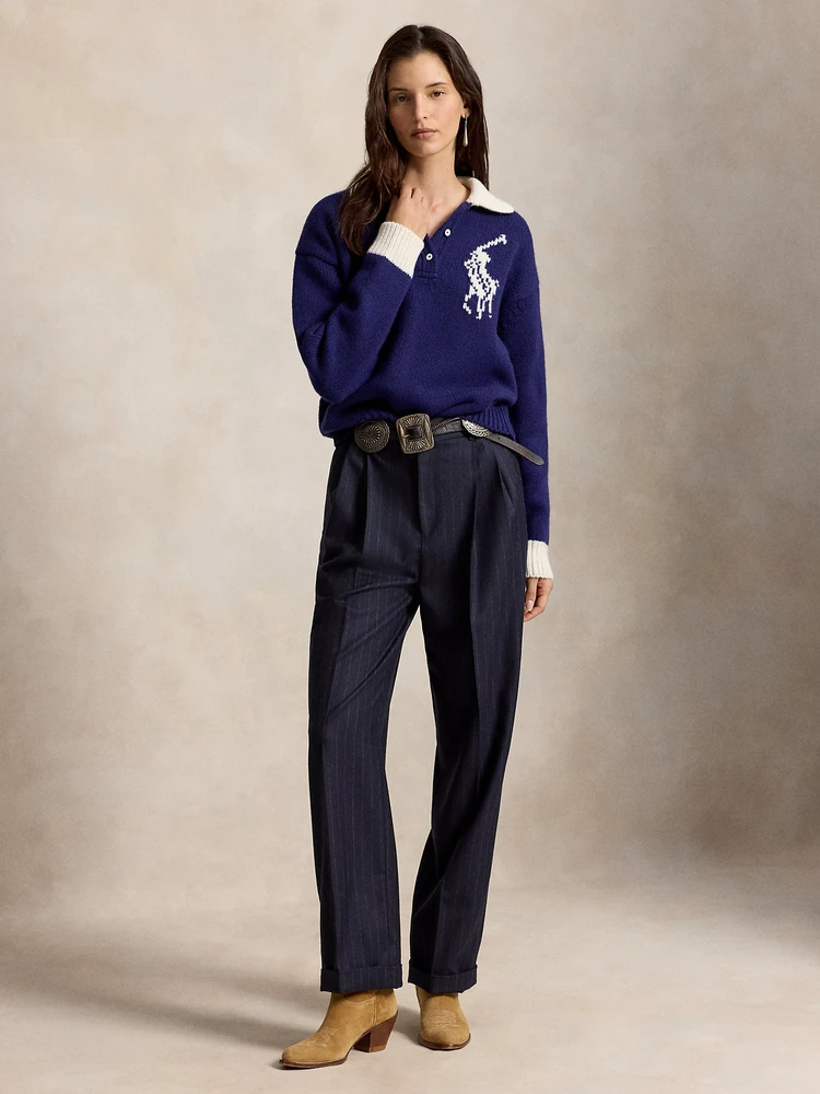 Polo Ralph Lauren Шерстяной джемпер-регби Big Pony, фото 3