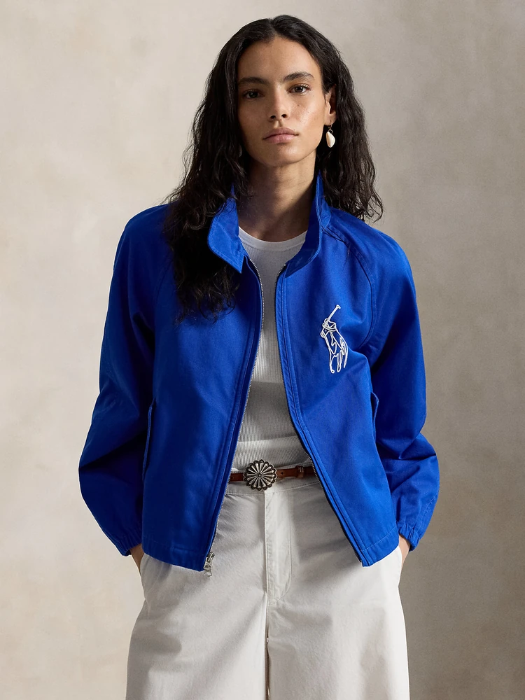 Polo Ralph Lauren Куртка из хлопкового твила с вышивкой