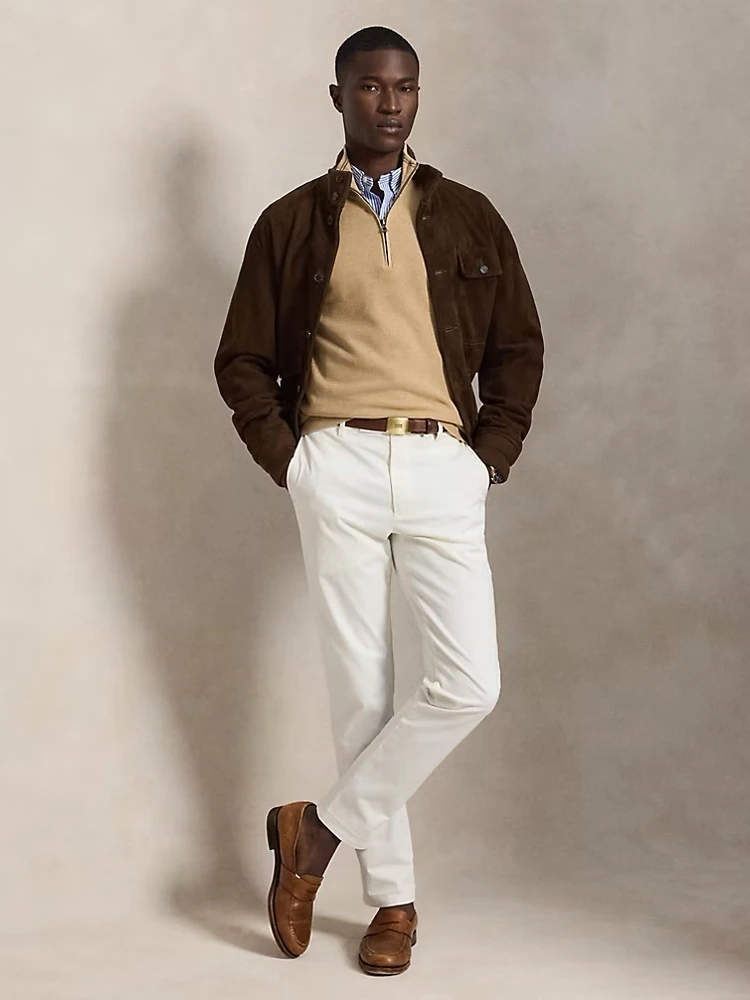 Ralph Lauren Джемпер на молнии из хлопка сетчатой вязки, фото 3