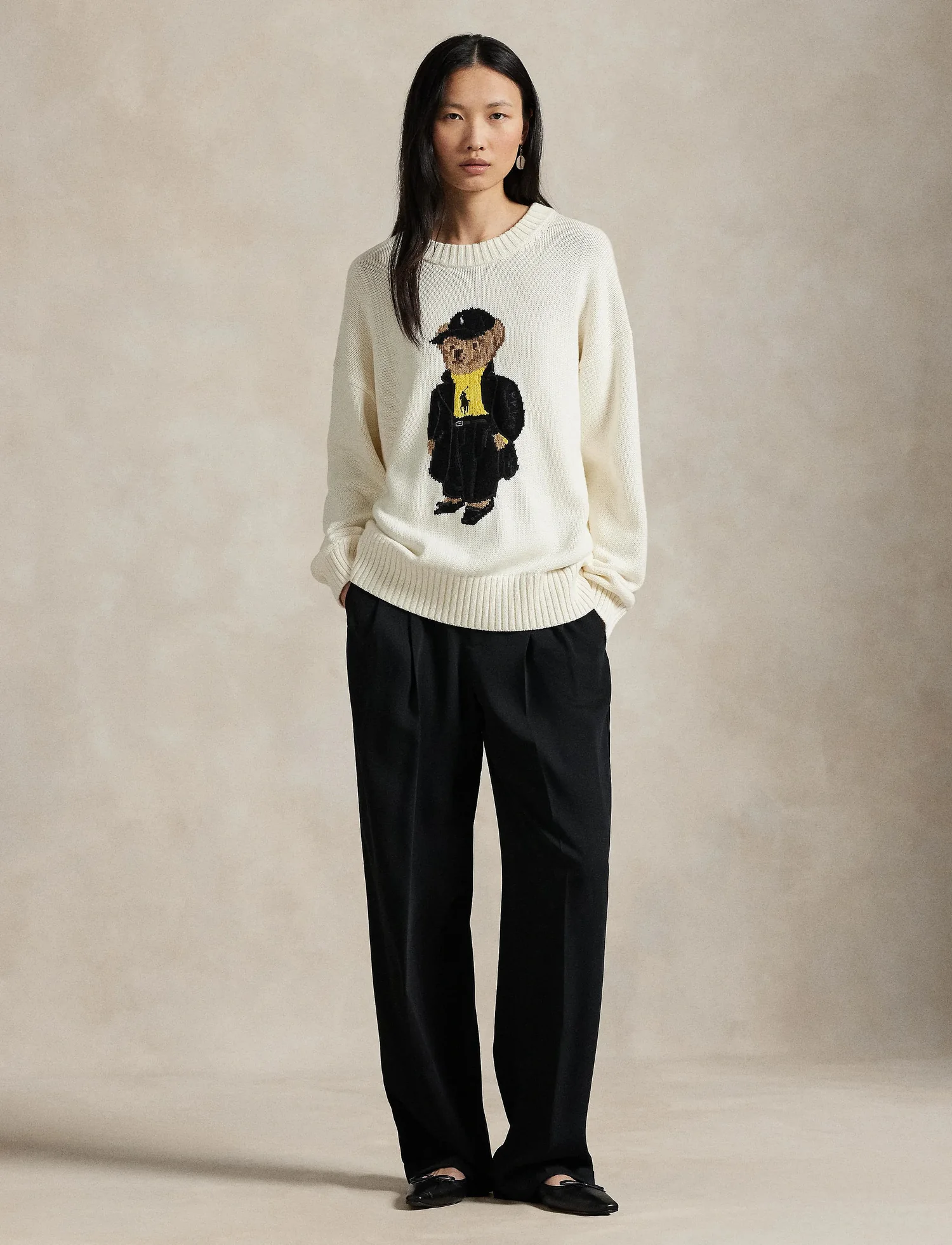Ralph Lauren Хлопковый свитер Polo Bear Clubhouse, фото 3