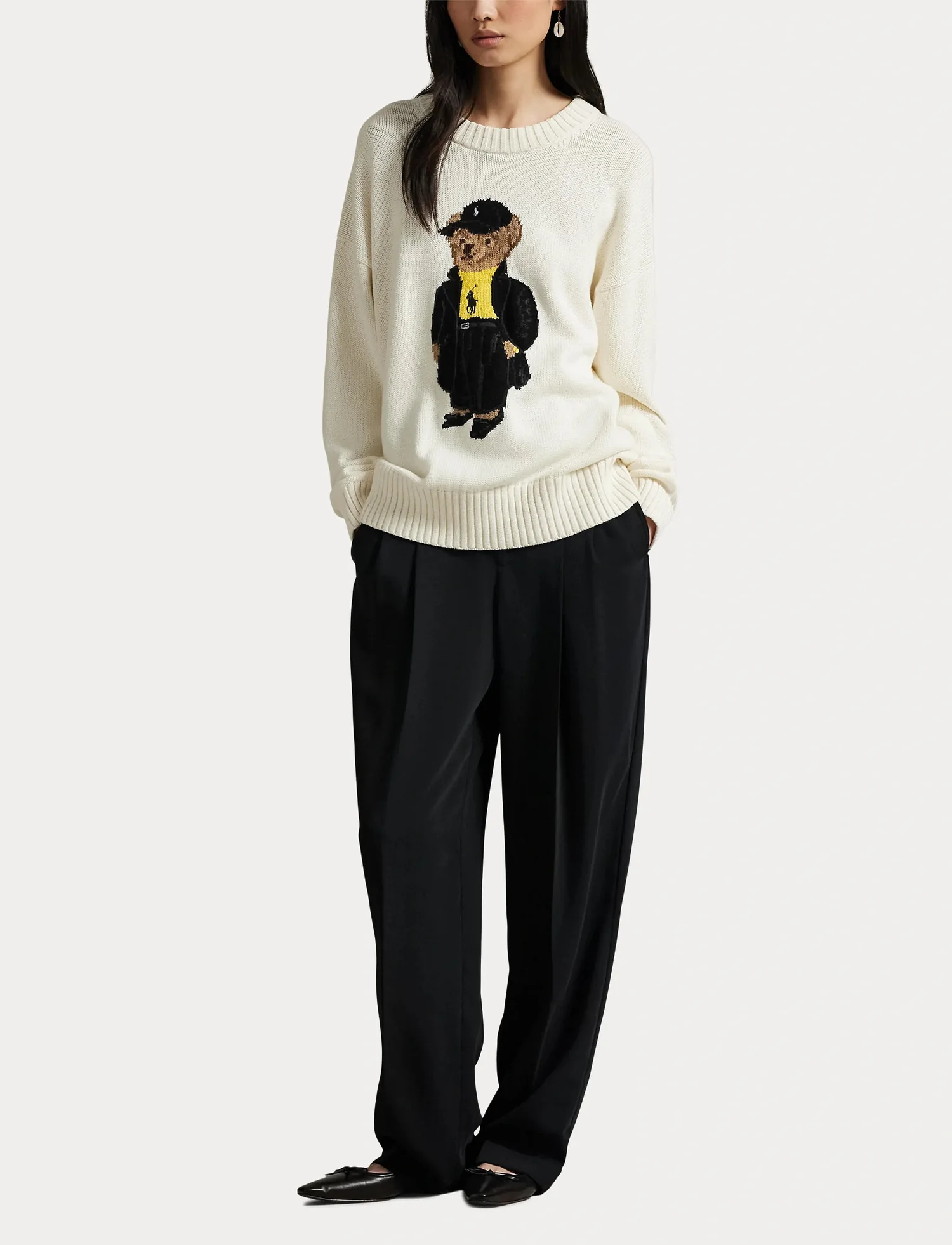 Ralph Lauren Хлопковый свитер Polo Bear Clubhouse, фото 6