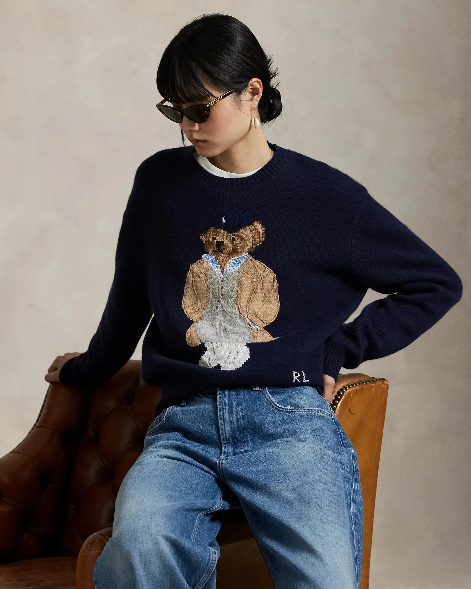 Ralph Lauren Джемпер Polo Bear из шерсти и кашемира, фото 6