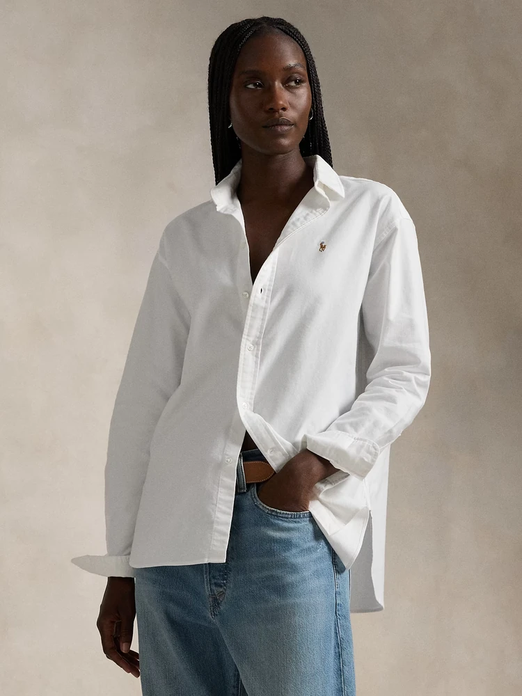 Polo Ralph Lauren Культовая рубашка оксфорд свободного кроя