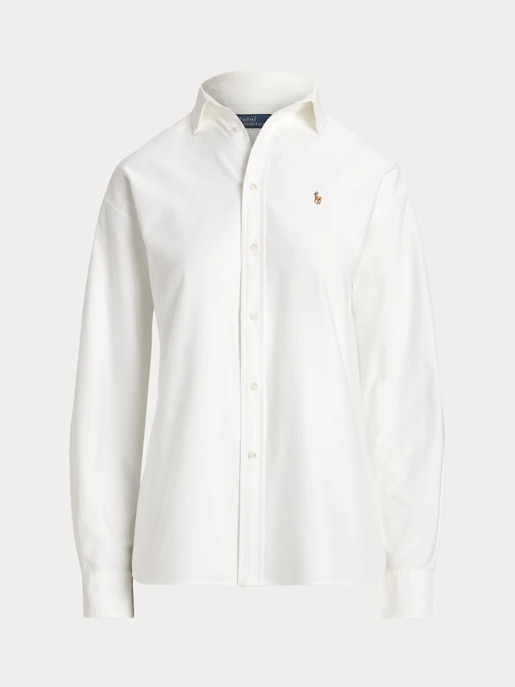 Polo Ralph Lauren Культовая рубашка оксфорд свободного кроя, деталь