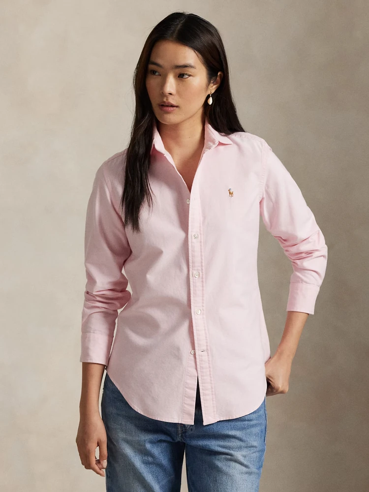 Polo Ralph Lauren Приталенная рубашка оксфорд