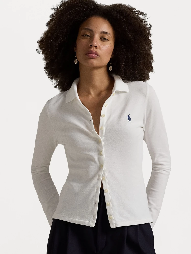 Ralph Lauren Женское поло с длинным рукавом
