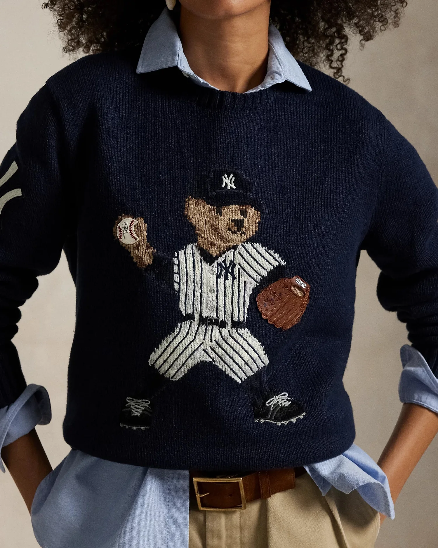 Ralph Lauren Свитер Yankees Bear, фото 8